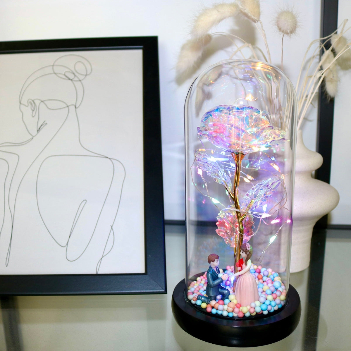 Aurora Love Rose™ | Een Eeuwige Gloed van Jouw Liefde