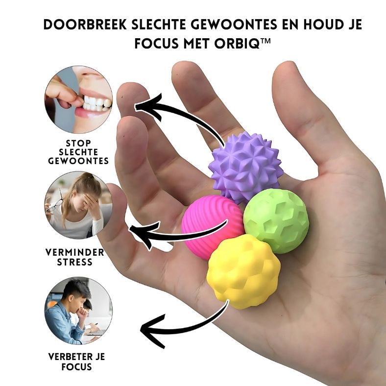 ORBIQ™ | Focus in je vingers. Rust in je hoofd + Incl GRATIS Hoesje