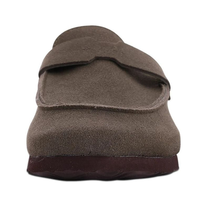Nuvano™ – Suède Loafer-Clogs met Orthopedisch Comfort