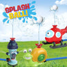 De SplashBall™ watersproeiers in de vorm van een brandkraan, slak en helikopter creëren een spetterend avontuur voor kinderen in de tuin. Perfect voor actieve zomerse speelplezier. Verkrijgbaar op Inicala.nl.