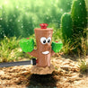 De grappige SplashBall™ boom-watersproeier in een groene, zonnige tuin, spuit verfrissend water voor actieve buitenspeelplezier. Eenvoudig aan te sluiten op je tuinslang, verkrijgbaar bij Inicala.nl.