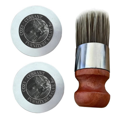 EcoSage Meubelcreme en Borstel Set : Bescherm en herstel meubels effectief met EcoSage meubelcrème. Perfect voor houten en leren oppervlakken. De bijgeleverde borstel zorgt voor een vaste applicatie, waardoor meubels er weer als nieuw uitzien.