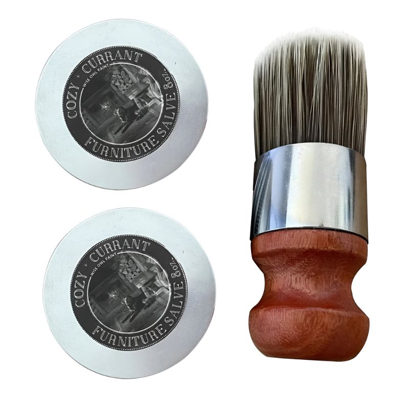 EcoSage Meubelcreme en Borstel Set : Bescherm en herstel meubels effectief met EcoSage meubelcrème. Perfect voor houten en leren oppervlakken. De bijgeleverde borstel zorgt voor een vaste applicatie, waardoor meubels er weer als nieuw uitzien.