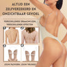 Mileena Secret™ van Inicala.nl – verstelbare shapewear body met transparante bandjes voor een zelfverzekerde, onzichtbare fit en een perfecte pasvorm onder elke outfit.