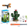 SplashBall™ speelset van Inicala.nl met water-spuitende cactus, plastic honkbal, bat en accessoires, ideaal voor actieve waterpret en het trainen van coördinatie en motoriek.