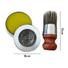 EcoSage Meubelcrème Set met.
Deze borstelafbeelding toont EcoSage Meubelcrème (8 cm) samen met een borstel (11 cm). Ideaal voor effectief meubelonderhoud en -restauratie. Perfect afgestemd, zodat je meubels weer stralen 